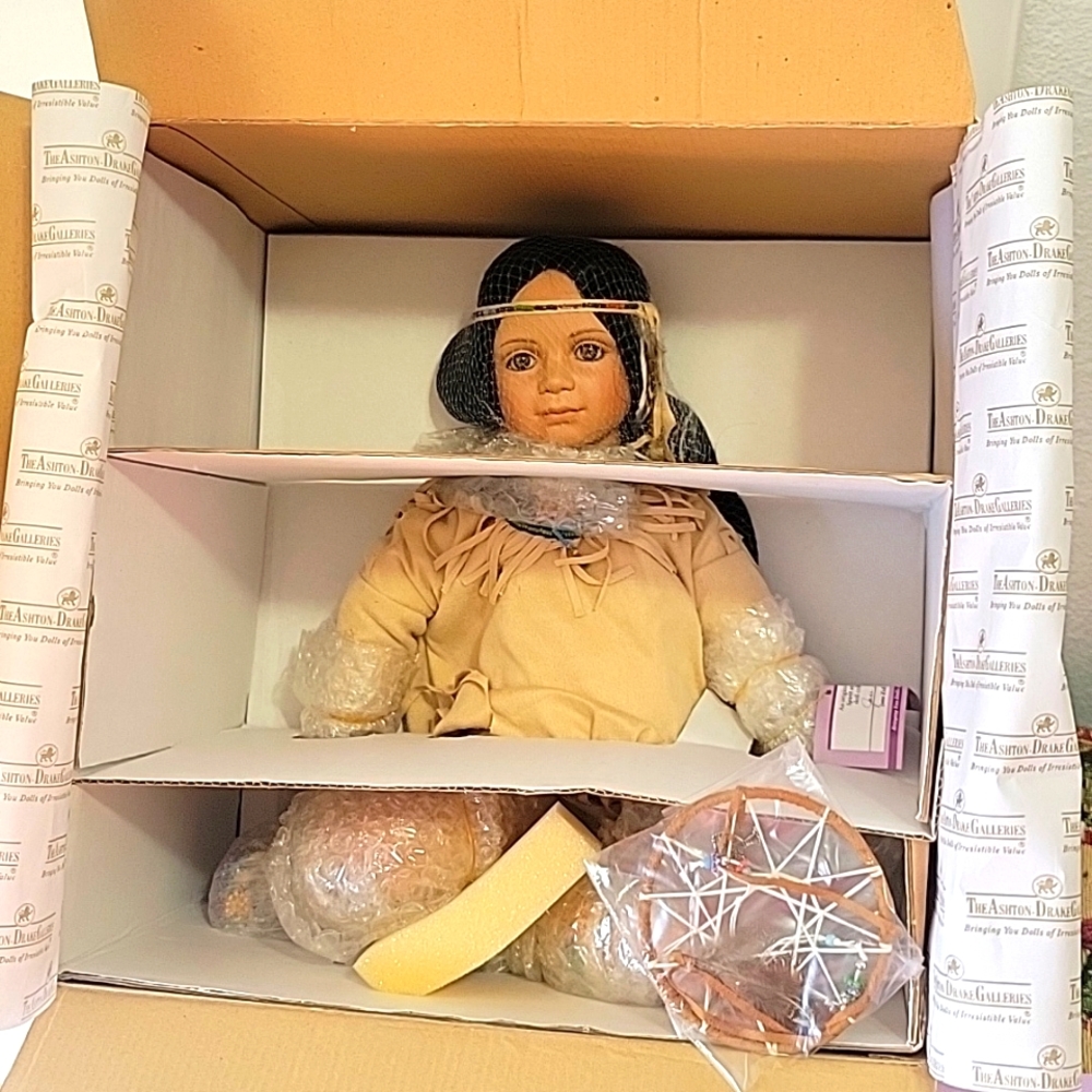 Porcelain doll by artist Jane Zidjunas for THE ASHTON-DRAKE GALLERIES